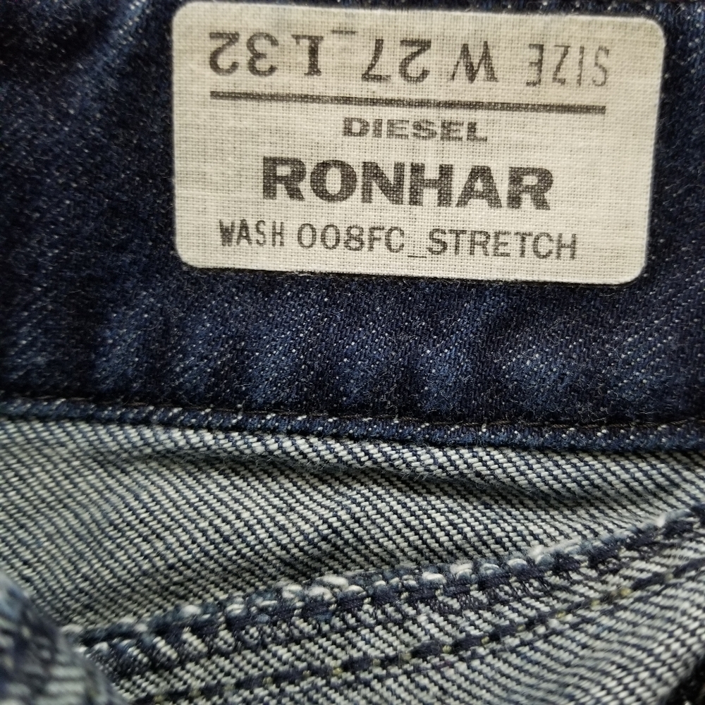 Diesel Women's Ronhar Wash 008FC Stretch sz 27 - Picture 4 of 9